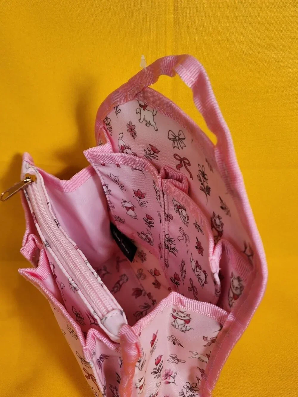Disney the Aristocats Marie Pink Bow Cat Mini Backpack Organizer Insert NEW